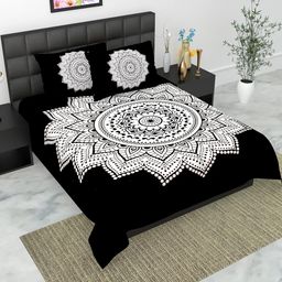 E Elma Unisex Black Bedsheets-image-86