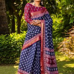 Anouk Rustic Ethnic Motifs Bagh Saree-80