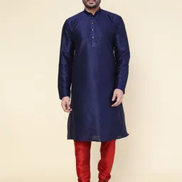 W & G Men Regular Kurta with Churidar-image-58
