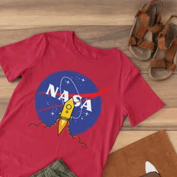 TeeSlix Unisex Red Tshirts image 3