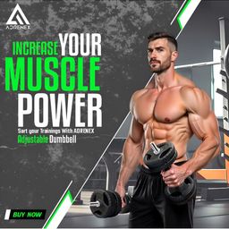 ADRENEX Set Of 13 Home Gym Combo image 4