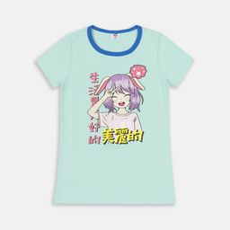 Here&Now X Game Begins Girls Printed T-shirt-picture-31