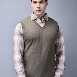 Woodland Men V-Neck Sweatshirt-image-59