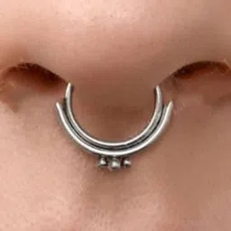 Sangria Women 925 Sterling Silver Fin Septum Nose Ring-picture-33