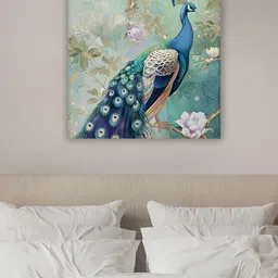 Art Street Blue & White Birds and Animals Wall Art-32