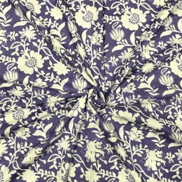 PALASH Floral Block Printed Pure Cotton Unstitched Dress Material-picture-29