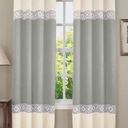 Dekor World Multicoloured Set of 2 Window Curtain-45