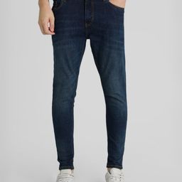 Snitch Men Narrow Skinny Fit Light Fade Stretchable Jeans-image-83