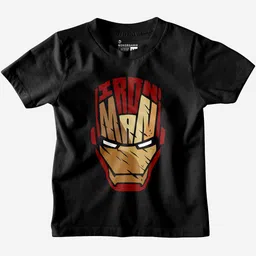 BonOrganik Boys Typography Printed Applique T-shirt-11