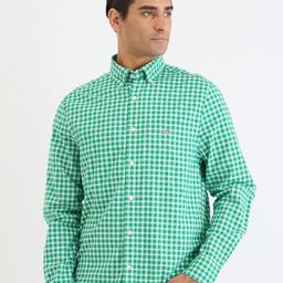 GANT Men Buffalo Checks Opaque Checked Casual Shirt-image-71