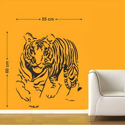 LANSTICK Black Tiger Self-Adhesive Wall Sticker-image-74