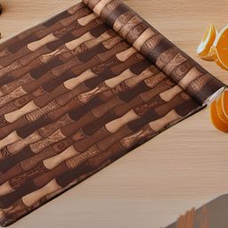Aura Brown Set of 1 Water Resistant Shelf Liner Organisers-image-92