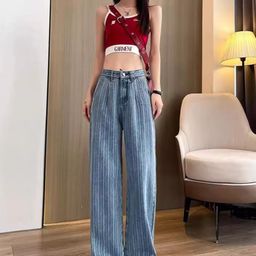 StyleCast Women Straight Fit High-Rise with Side Stripe Jeans-image-24