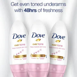 Dove Women Set of 3 Eventone Antiperspirant Deodorant Underarm Roll On - 50 ml each image 4