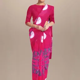 Dastkar Pure Cotton Block Print Saree-picture-3