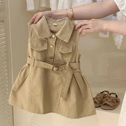 StyleCast x Revolte 30701593 A-Line Midi Dress Comes with a belt-image-44