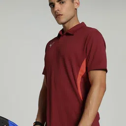 Puma Individual Polo Collar Short SleeveBadminton T-Shirt-image-46