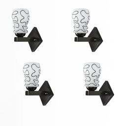 1ST TIME Black & White Solid Glass Traditional Cylinder Wall Lamps Wall Lamps-picture-15