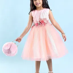 Mark and MiaGirls Embellished  Floral Applique & Embroidery Dress-image-45