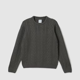max Boys Round Neck Ribbed Pullover Sweater-37
