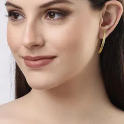 DressBerry Gold-Plated Contemporary Drop Earrings-43