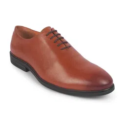 Tresmode Monford Tan Men's Leather Oxford Lace Ups-image-80