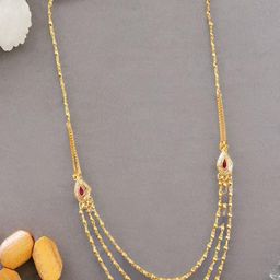 Vientiq Gold-Plated Layered Necklace-image-81