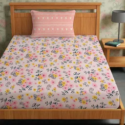 IVAZA Unisex Pink Bedsheets-image-82