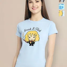 Metronaut Women Typography 3 Printed Applique T-shirt-picture-29