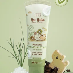 Nat Habit Kids Prebiotic Anti-Rash Cream with Kusha & Coconut Oil Chemical-Free & Safe 75g-51