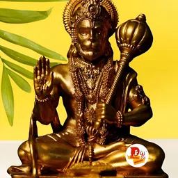 DARIDRA BHANJAN Gold-Toned Religious Idol Showpiece-picture-19