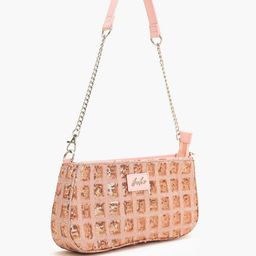 BohoGirl Embellished PU Structured Shoulder Bag-image-20