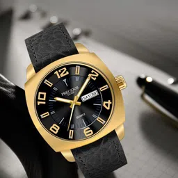 Precious Duke Men Dial & Leather Straps Analogue Watch PD_749842667592-Gold-Black-picture-41