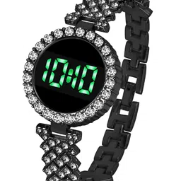 SWADESI STUFF Women Dial & Straps Digital Automatic Watch SDS 155 ROUND BLACK 99-image-24