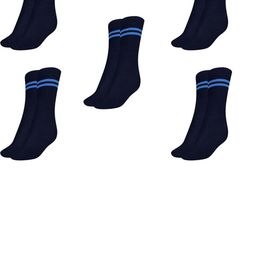 MUKHAKSH Unisex Blue Socks-image-43