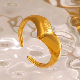 LULU & SKY Gold-Plated Adjustable Finger Ring-image-37