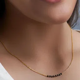 ReNi Gold-Plated Beaded Mangalsutra-picture-17