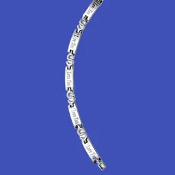 Dynamic Retail Global Unisex Silver-Plated Link Bracelet-image-66