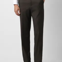 Van Heusen Men Regular Fit Mid-Rise Formal Trousers-image-47