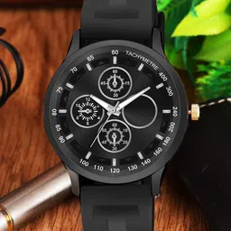 CSAMON Men Dial & Straps Analogue Watch GR 1008 F2BLK TCD BLK Belt-picture-54
