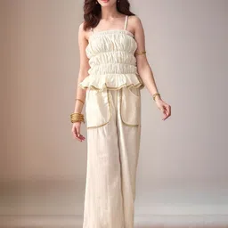 Sangria Embellished Tube Top with Trouser Co-Ords-picture-35