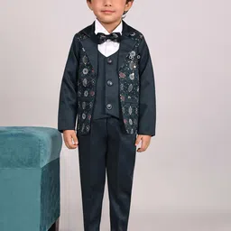 BAESD Boys Sequined Embroidered 3 Piece Suit-picture-17