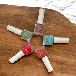 Indie Nail Set Of 5 Long Lasting Glossy 12 Toxin Free Nail Polish - 5 ml Each-3