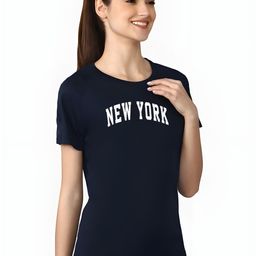 SZN Women Typography Printed T-shirt-picture-23