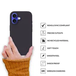 SPRIG Solid Printed iPhone 16 Plus Bumper Case Mobile Accessories image 4