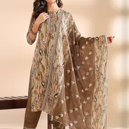 Moda Rapido Women Multi Poly Crepe Kurta Sets-picture-2