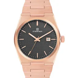 D'SIGNER Men Round Dial & Bracelet Style Straps Analogue Watch 867RGM.3G-picture-23