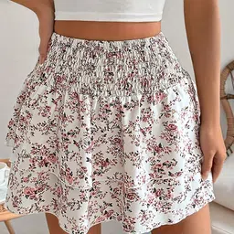 StyleCast Self-Design Flared Mini Skirts-image-27