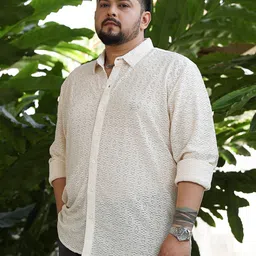 Instafab Plus Men Comfort Opaque Casual Shirt-image-95