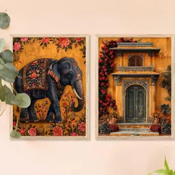 WALLLANE Brown Wood Wall Art-image-98